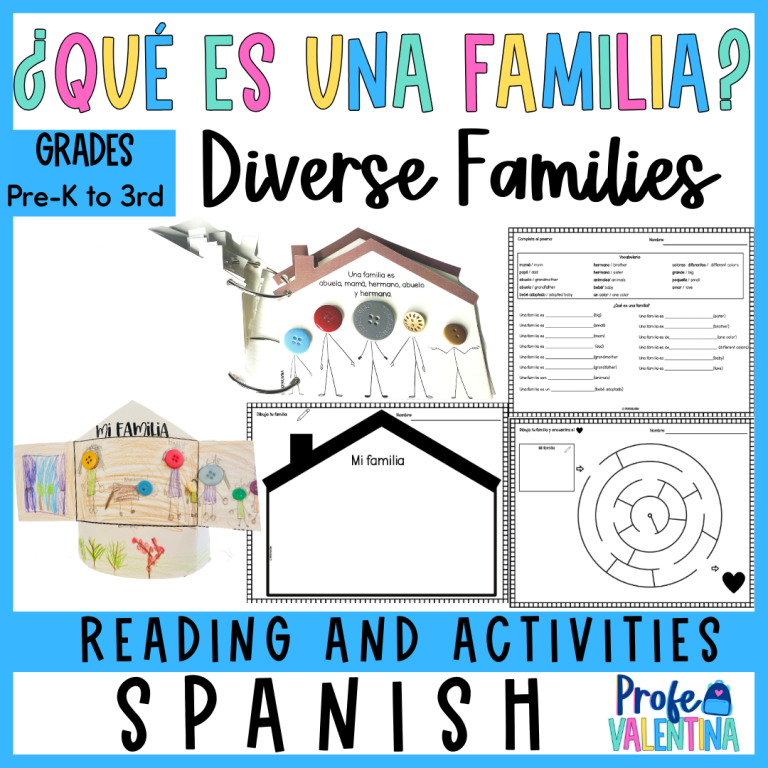 ACTIVIDADES PARA TRABAJAR LA FAMILIA EN LA CLASE DE ESPAÑOL - Profe ...