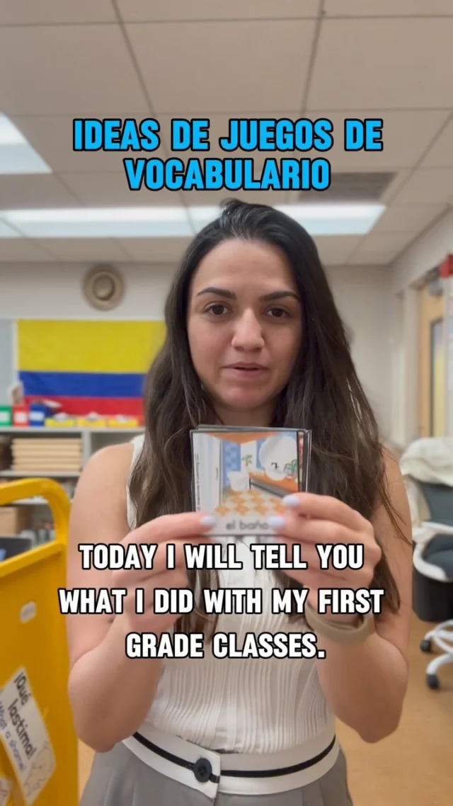 We are having so much fun with these games! 
We read a story to learn the rooms around the house and then played these two games!

#profe #iteachspanish #profedeniños #elementaryspanishteachers #gamesforkids #aventurasinlearning